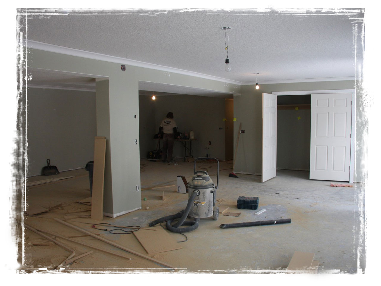 Basement Renovation - Before